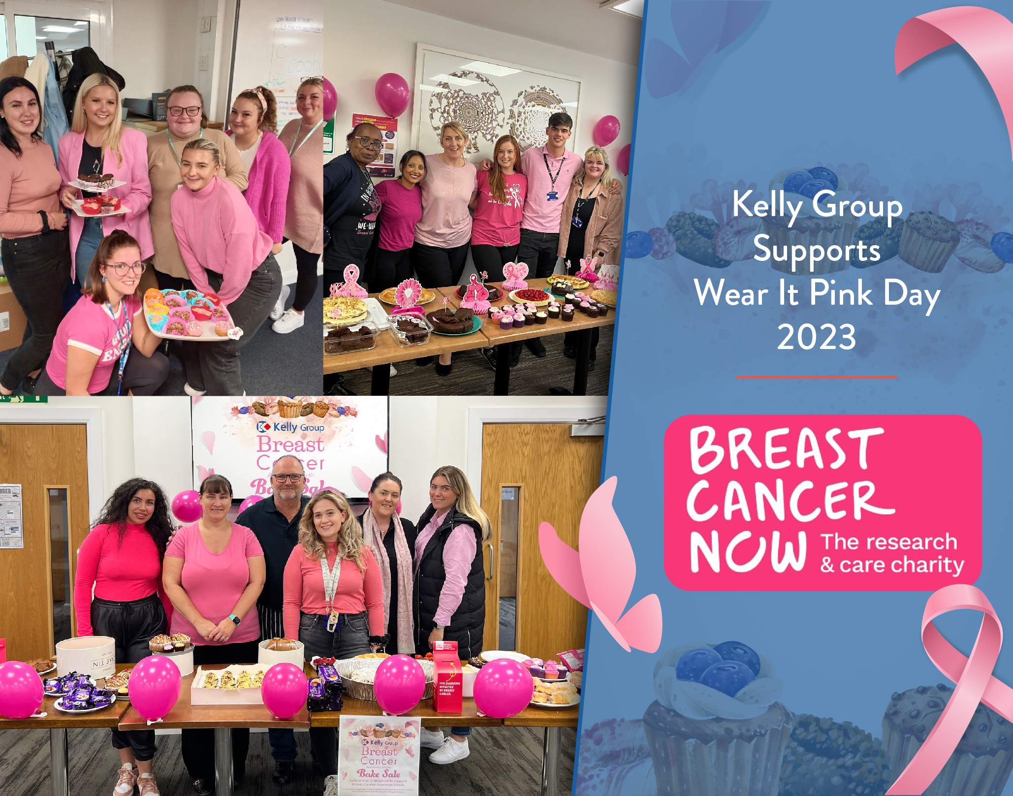 Kelly Group Supports Wear It Pink Day for Breast Cancer Now 2023
