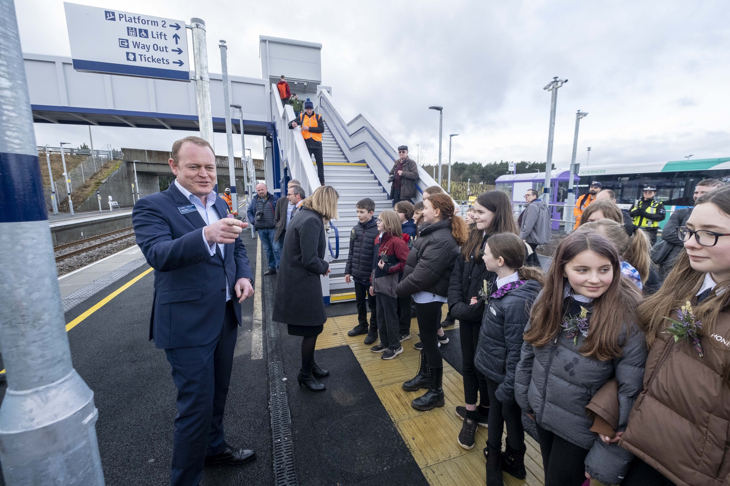 Kelly Rail Celebrates the Completion of Inverness Airport Station