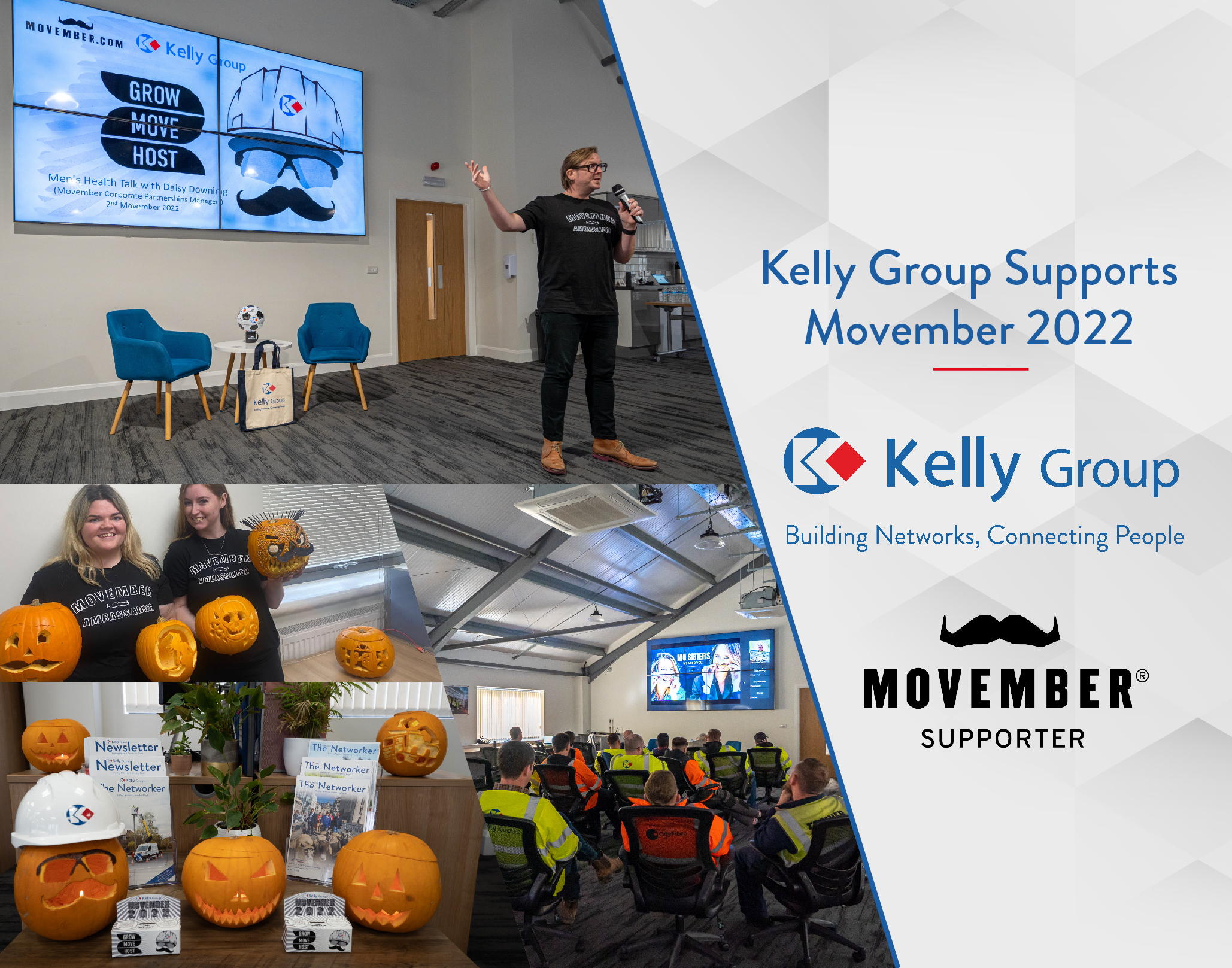Kelly Group Supports Movember 2022