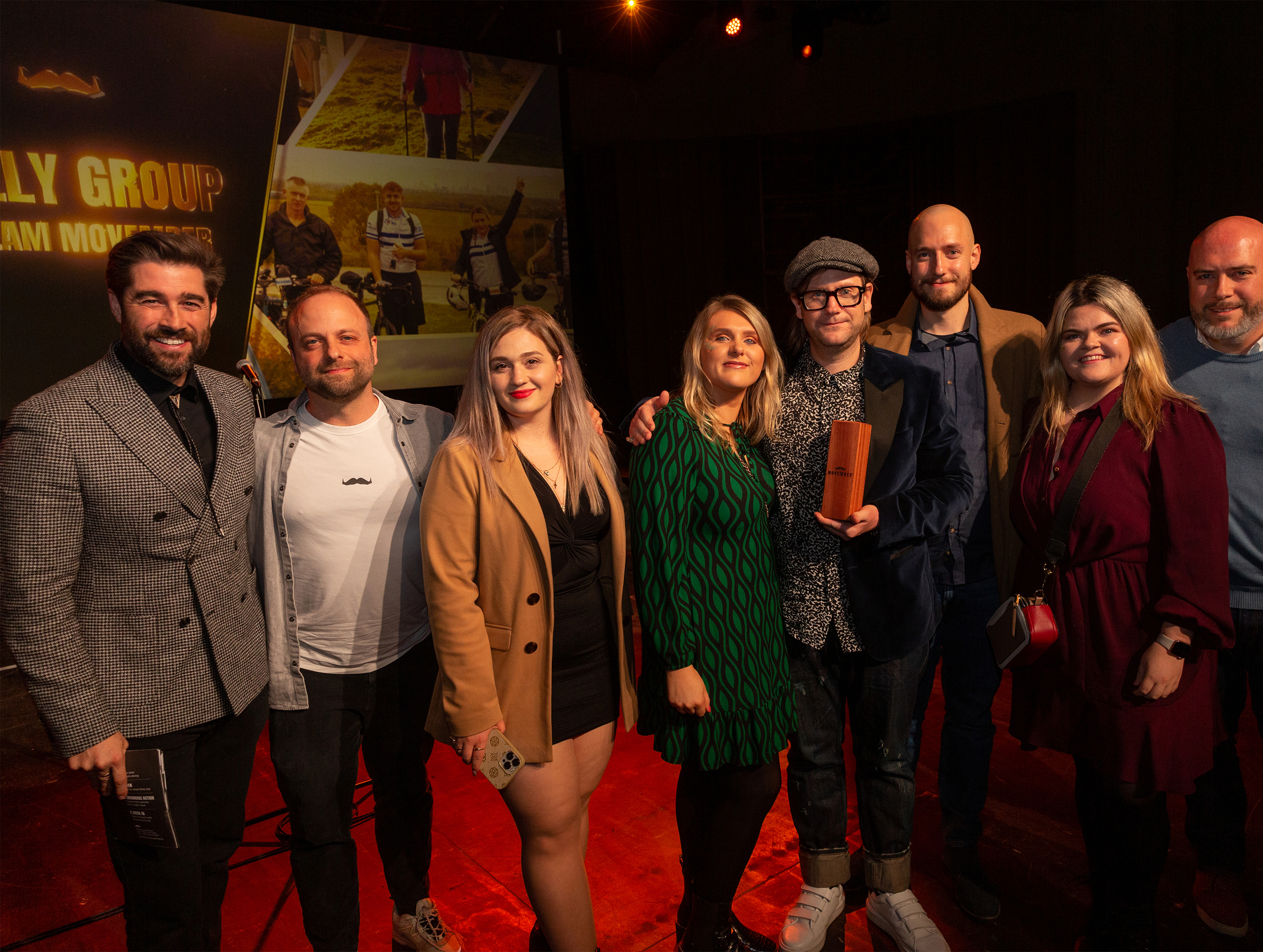 Kelly Group Wins Best Team Award at the European Movember Awards 2023