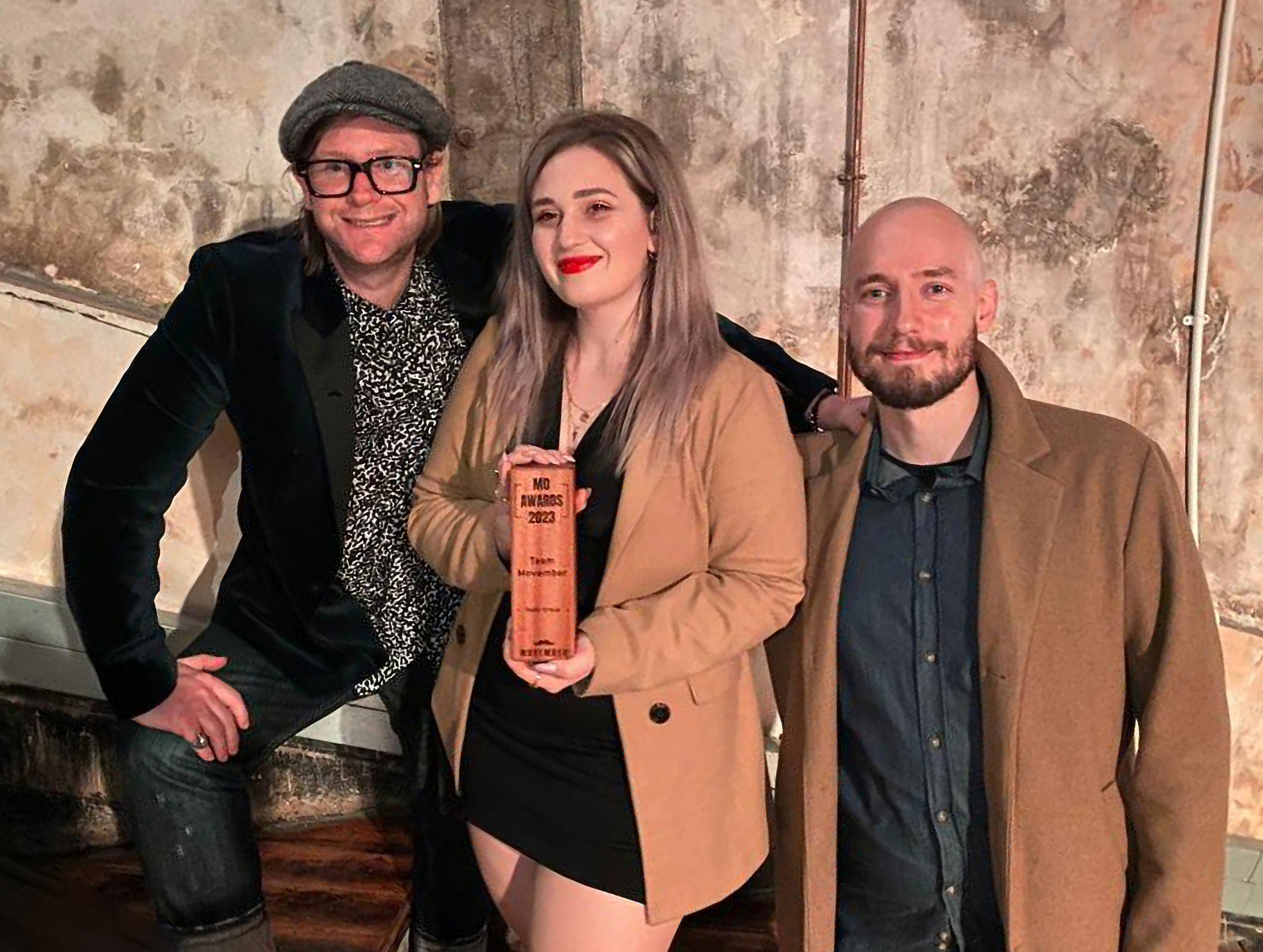 Kelly Group Wins Best Team Award at the European Movember Awards 2023