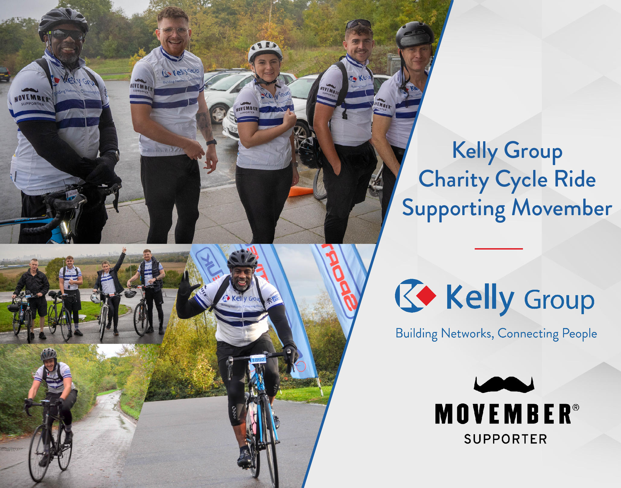 Kelly Group Charity Cycle Ride Supporting Movember