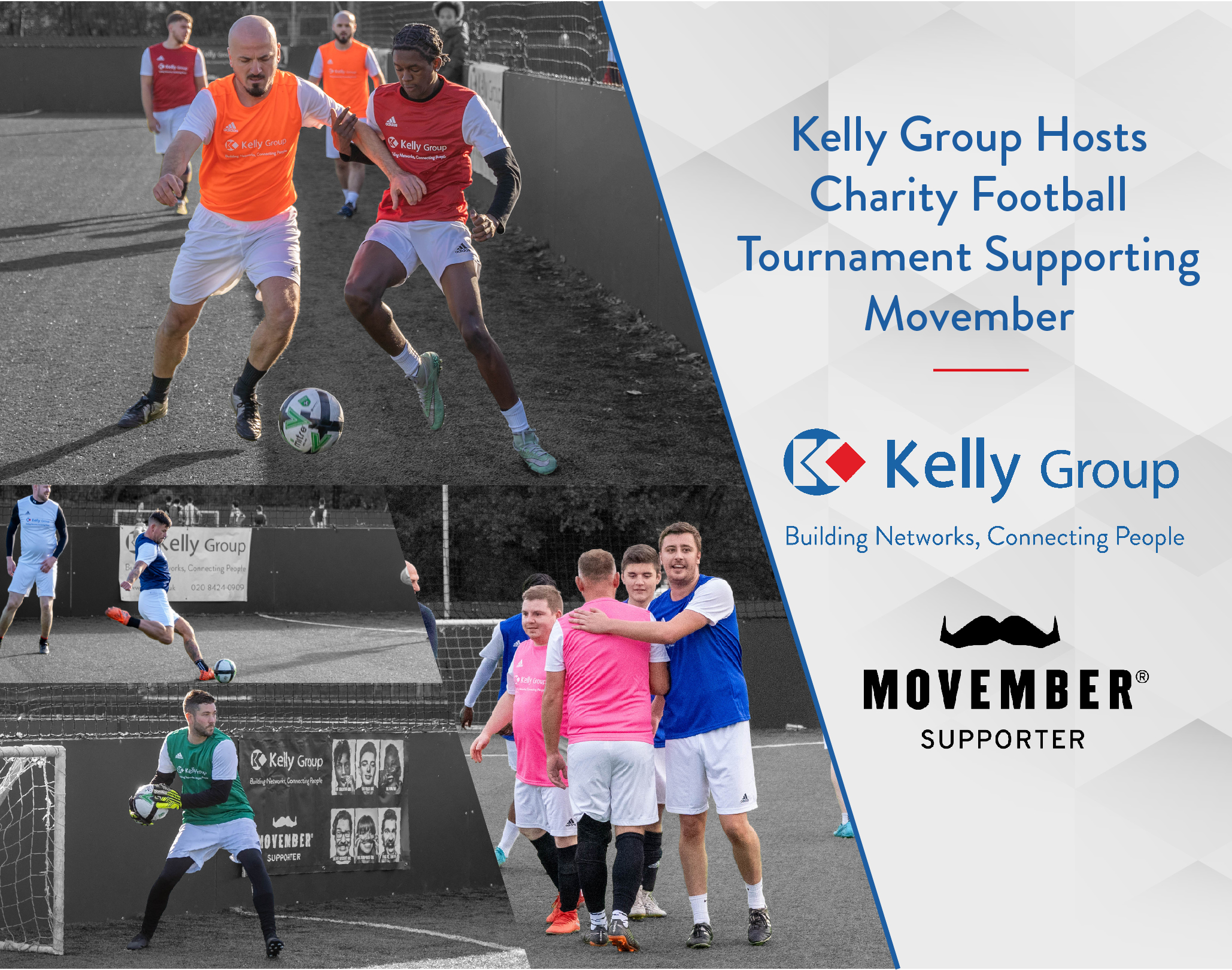 Kelly Group Hosts Charity Football Tournament Supporting Movember
