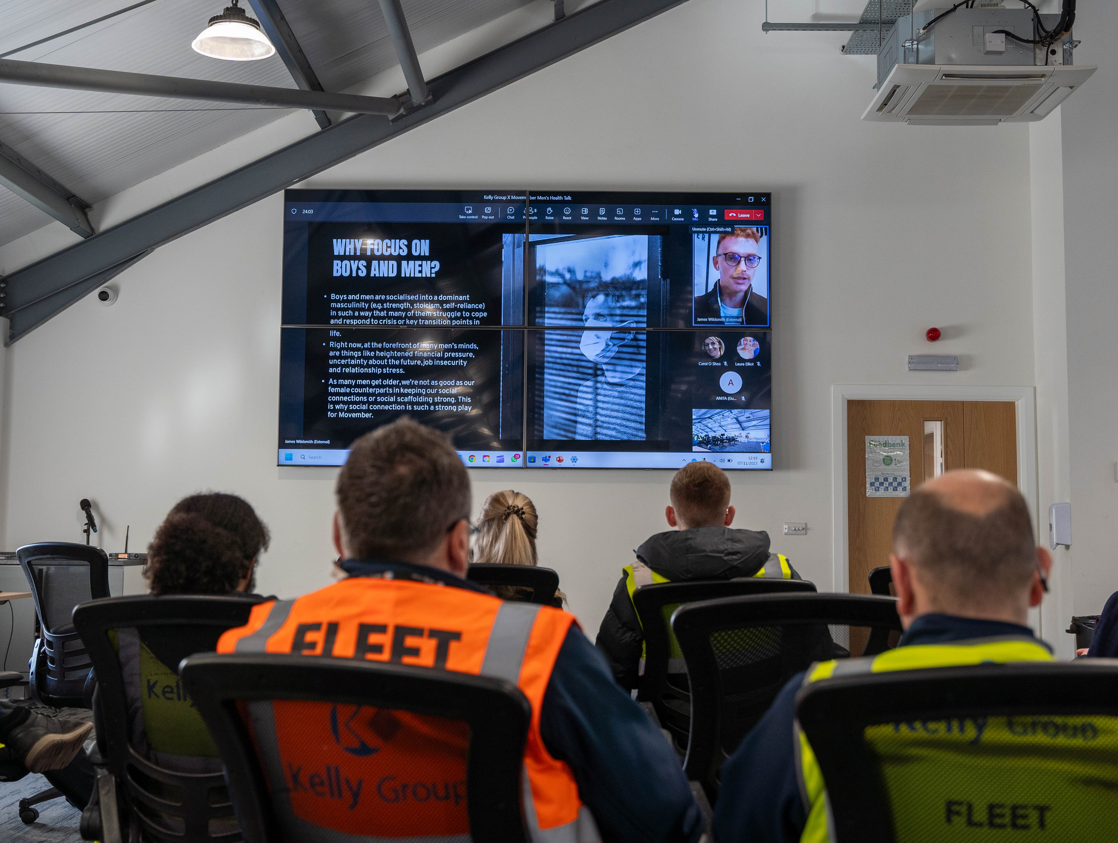 Kelly Group Returns to Movember Business Club & Hosts Annual Men’s Health Talk