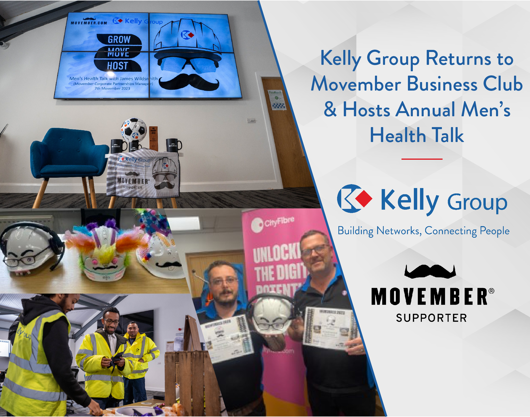 Kelly Group Returns to Movember Business Club & Hosts Annual Men’s Health Talk