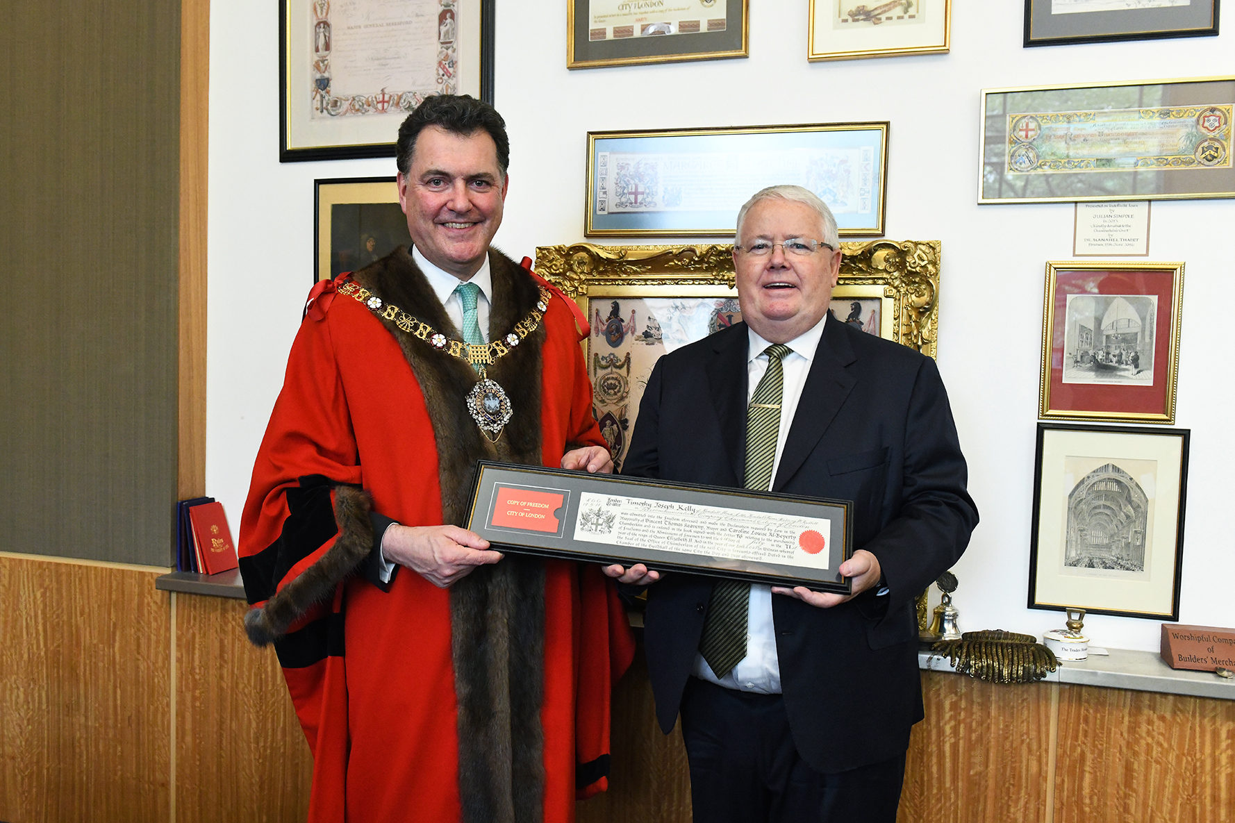 Tim Kelly Awarded Freedom of the City of London | 8th July 2022 | Blog | Kelly Group